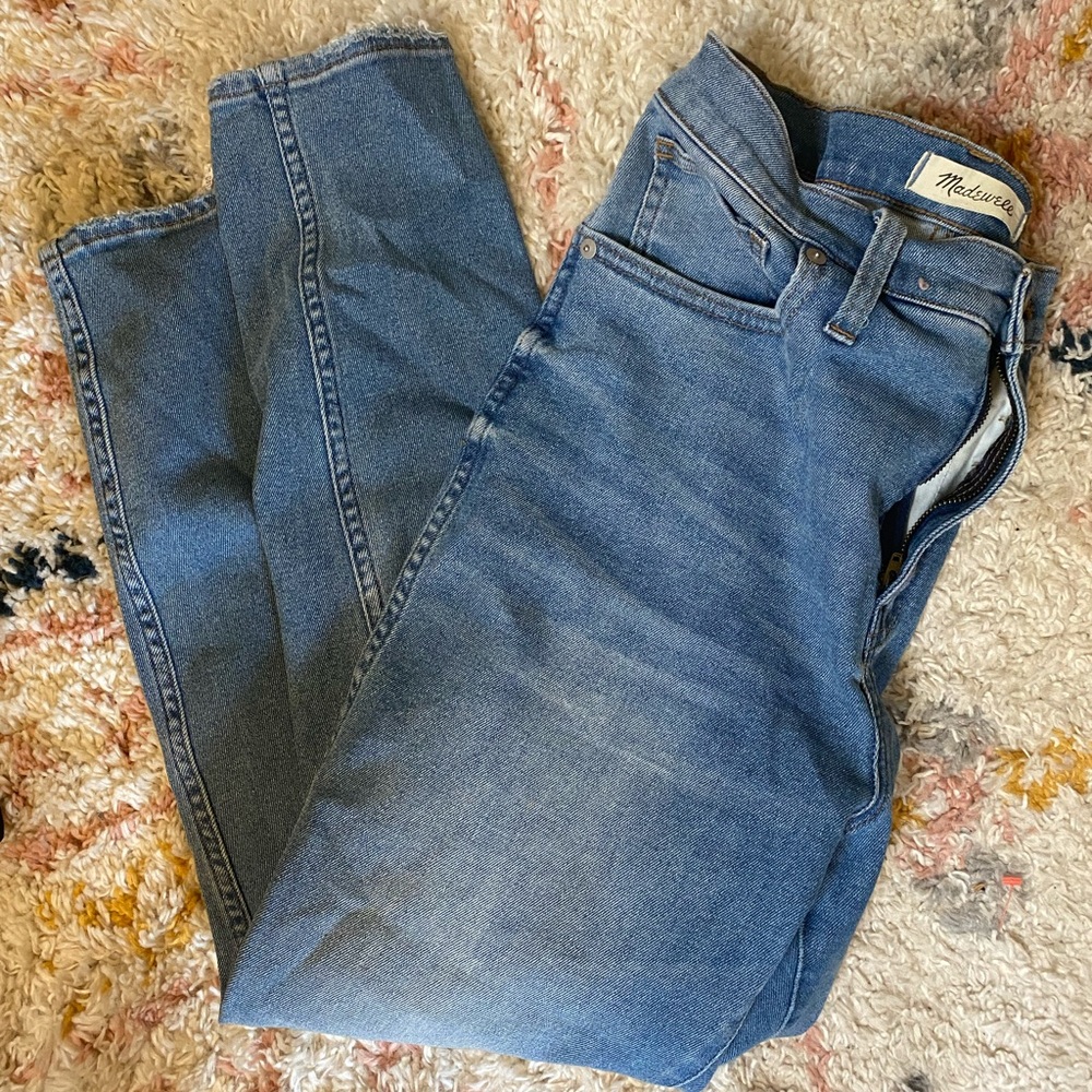 Madewell 10 inch high rise skinny crop